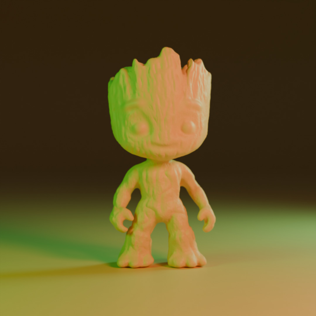 Baby Groot 3D print model_3