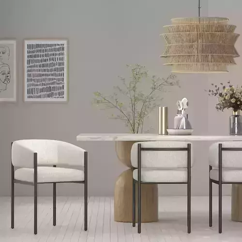 Romy Upholstered Dining Armchair
