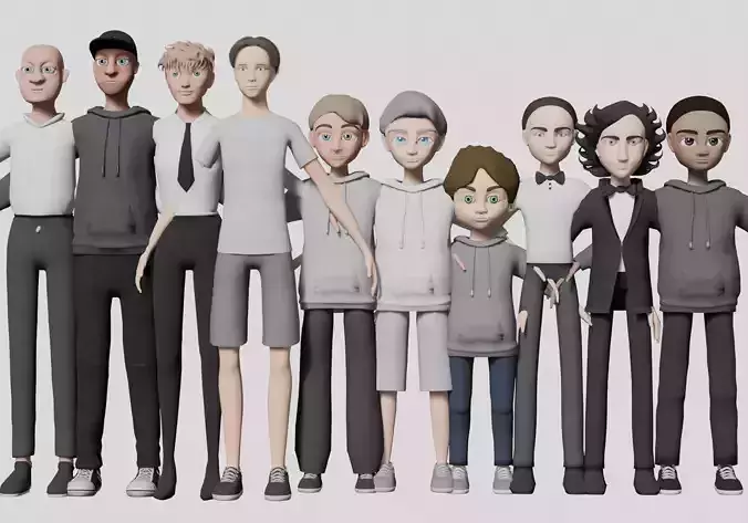 10 boys and men collection