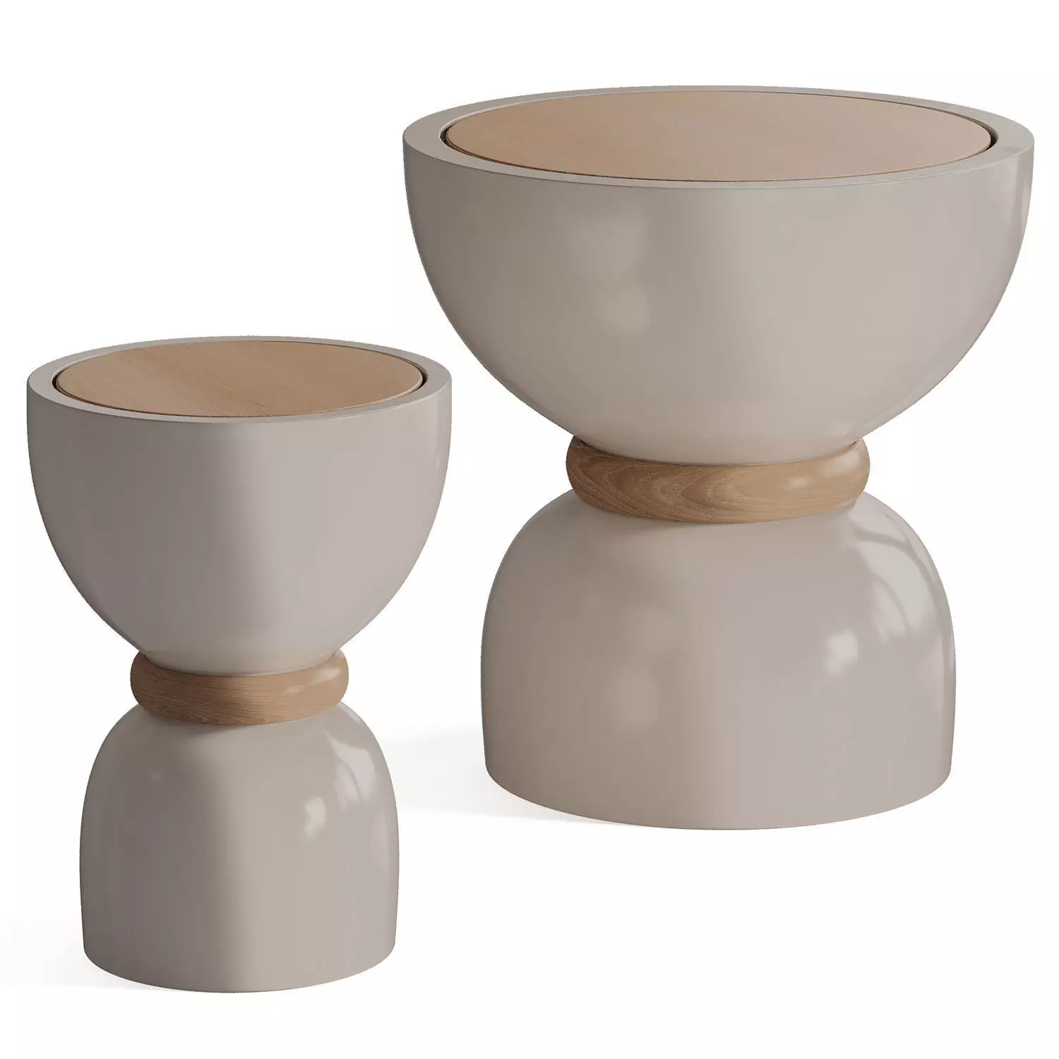 81 Le Temps side tables by Anthology Creatives 3D model_0