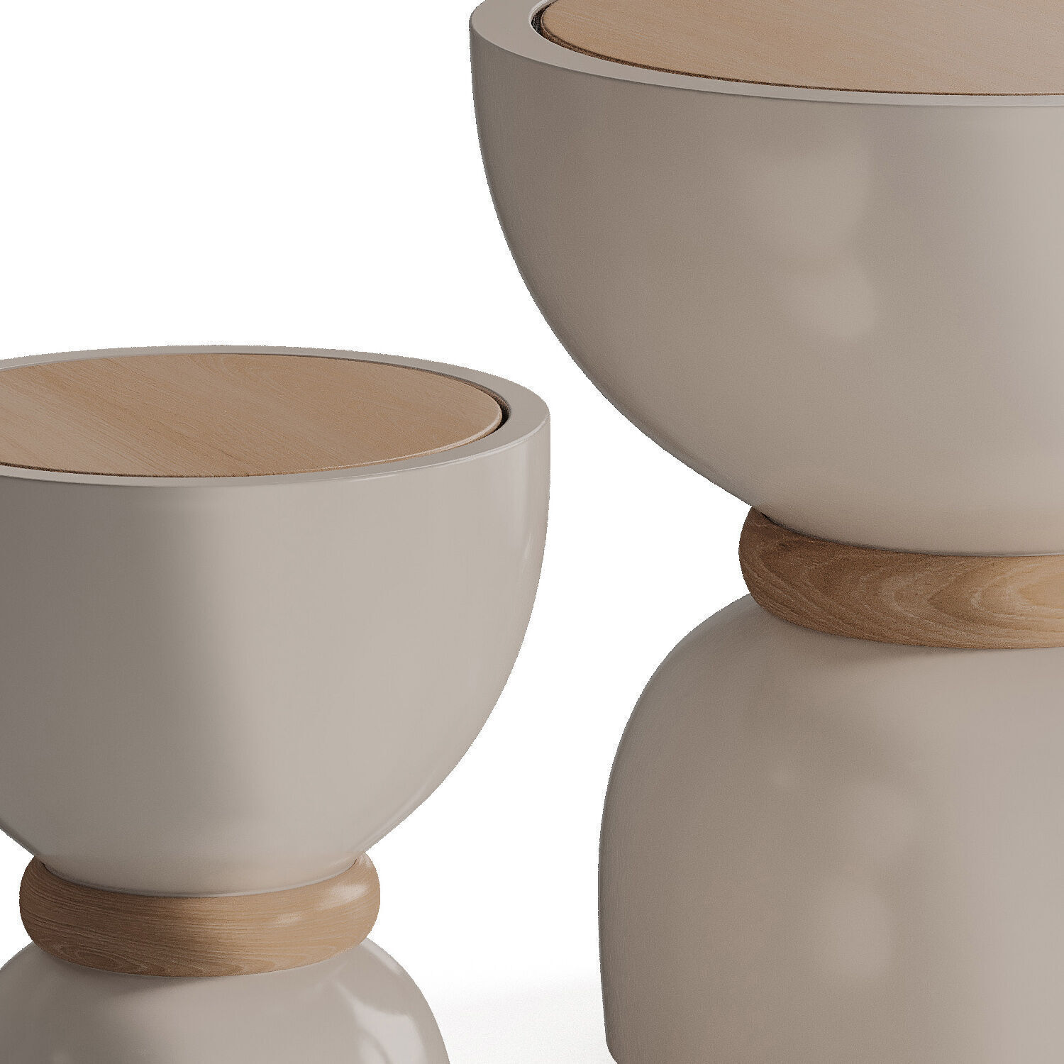 81 Le Temps side tables by Anthology Creatives 3D model_3