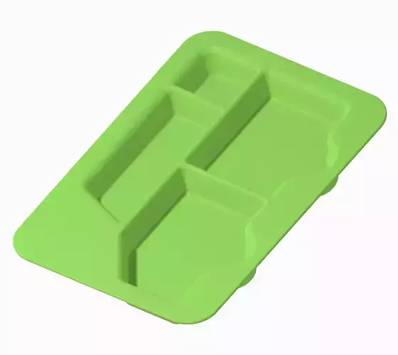 Kids Partition Dinner Plate 3D print model