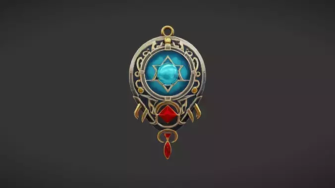 ornate magical amulet