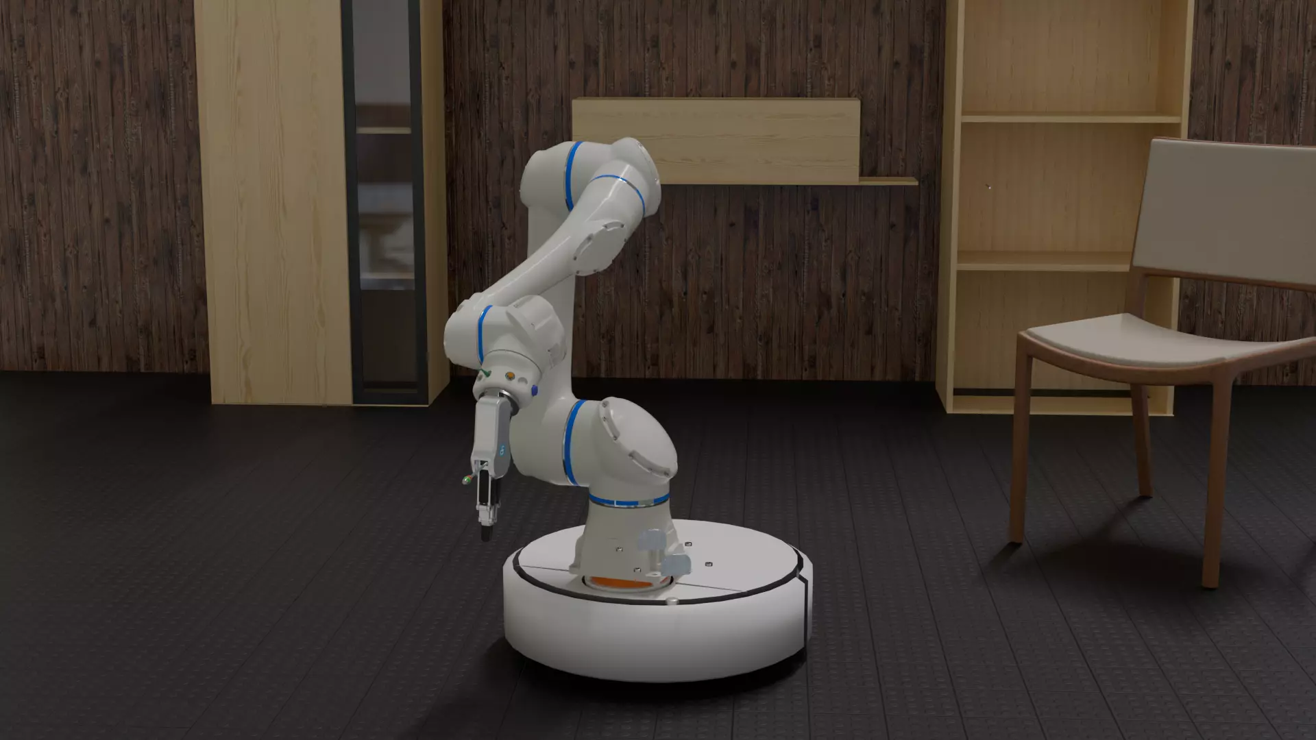 Robotic Vacuum Cleaner 3D model_0