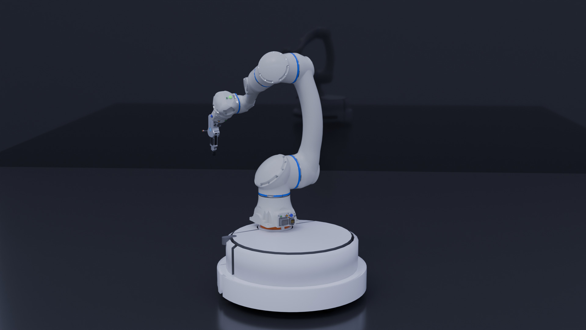 Robotic Vacuum Cleaner 3D model_4