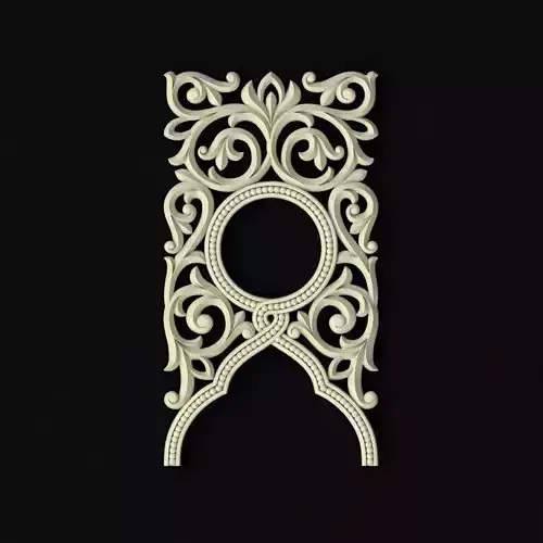 Central decor ornament for furniture