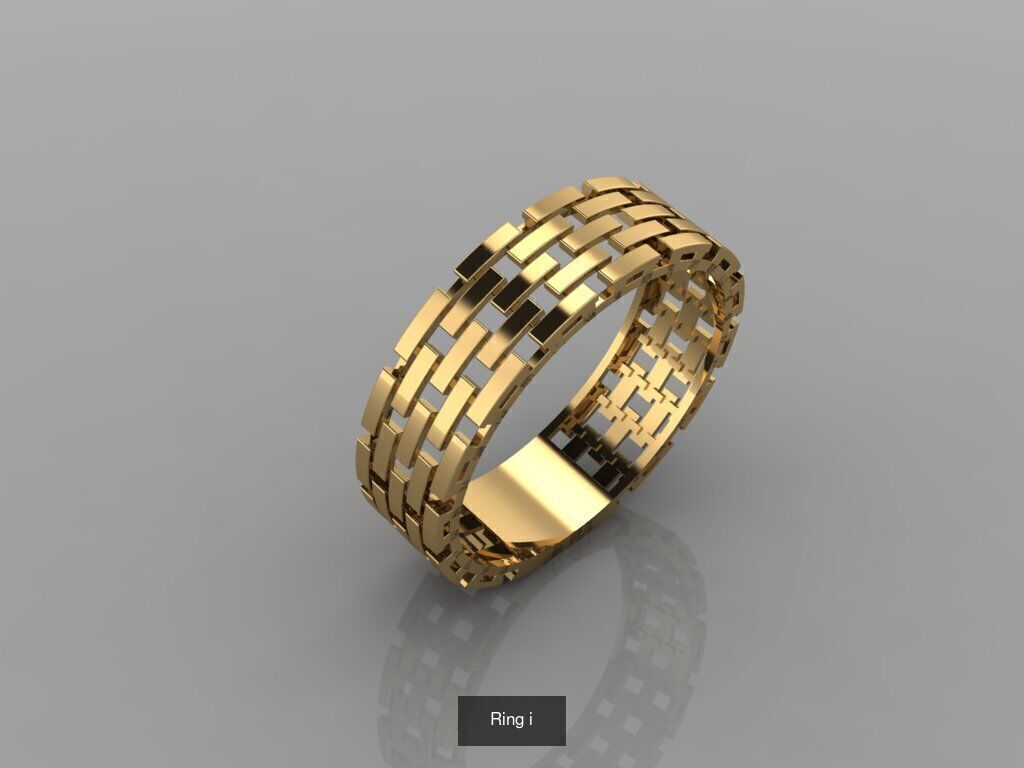 Ring Love fuison Lux women  3D Model Collection_2