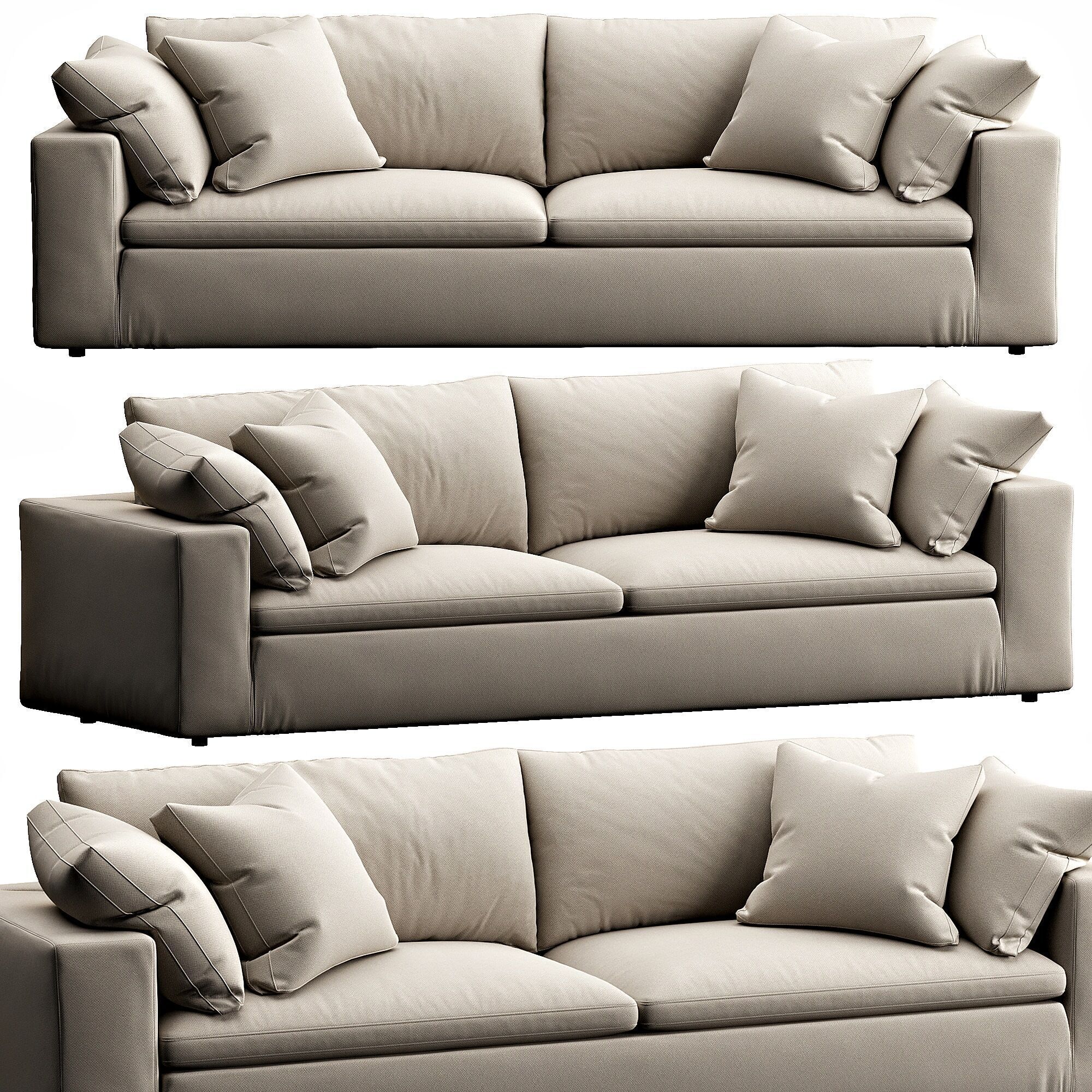 Restoration Hardware Cloud 3D model_1