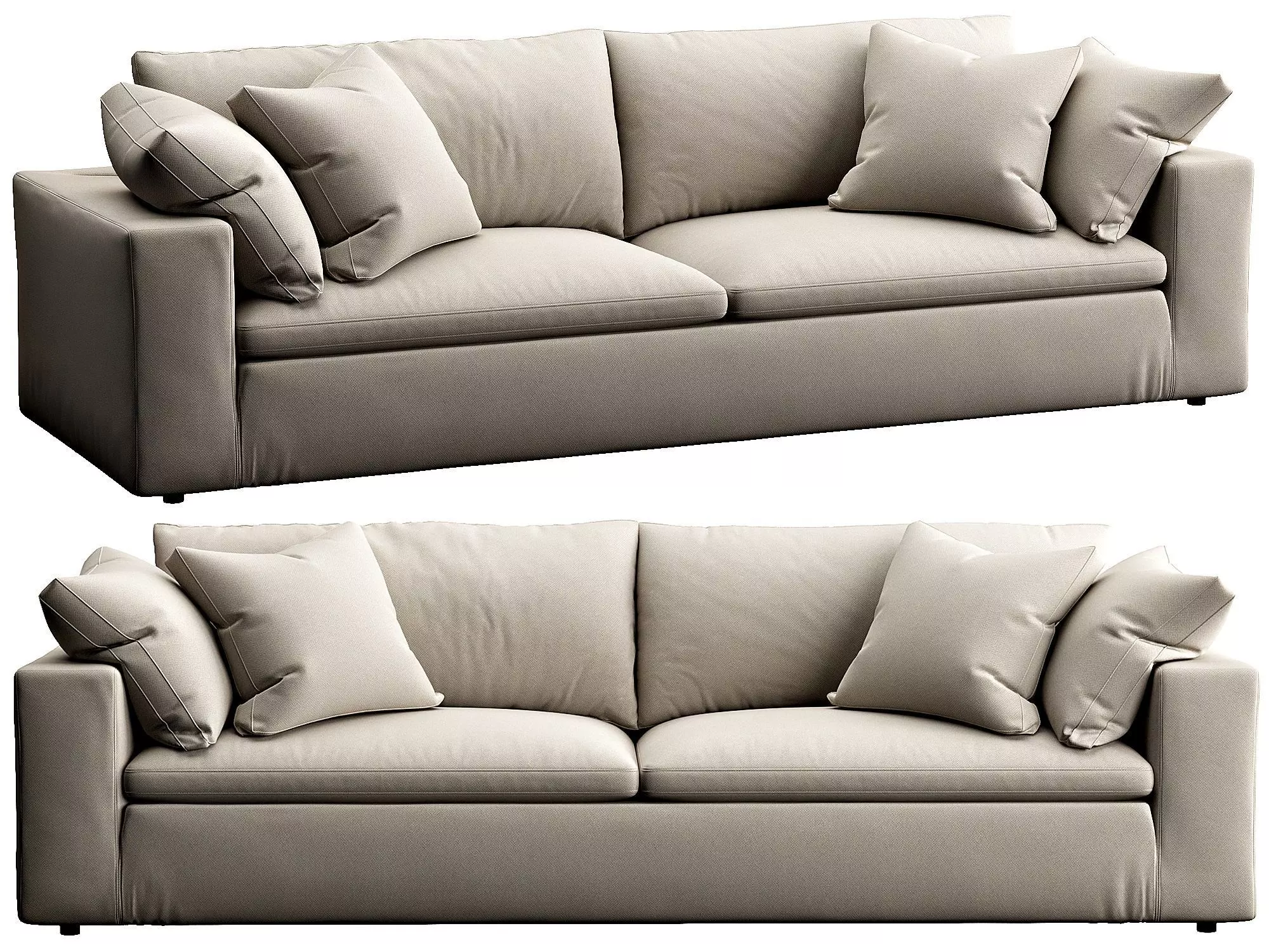 Restoration Hardware Cloud 3D model_0