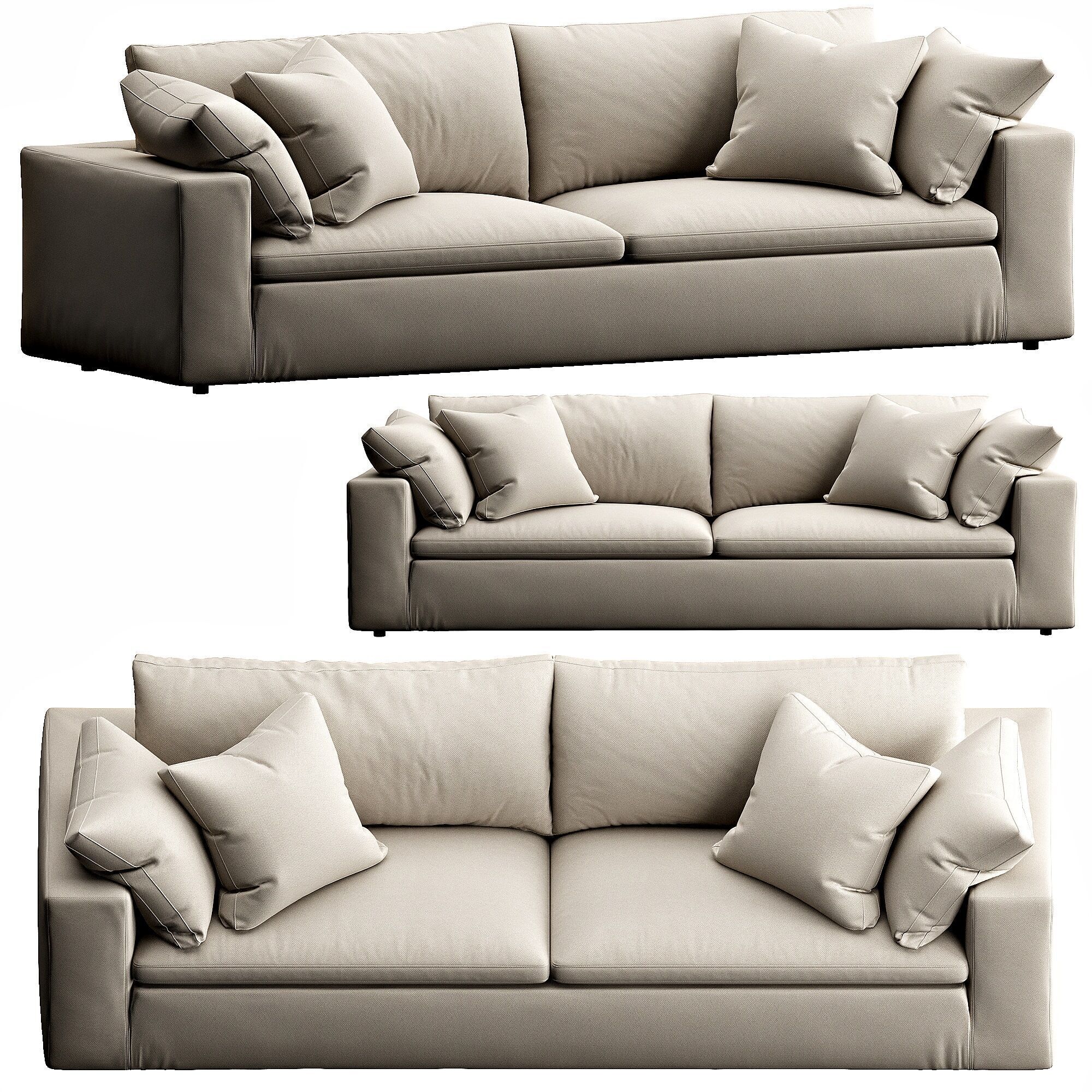 Restoration Hardware Cloud 3D model_5