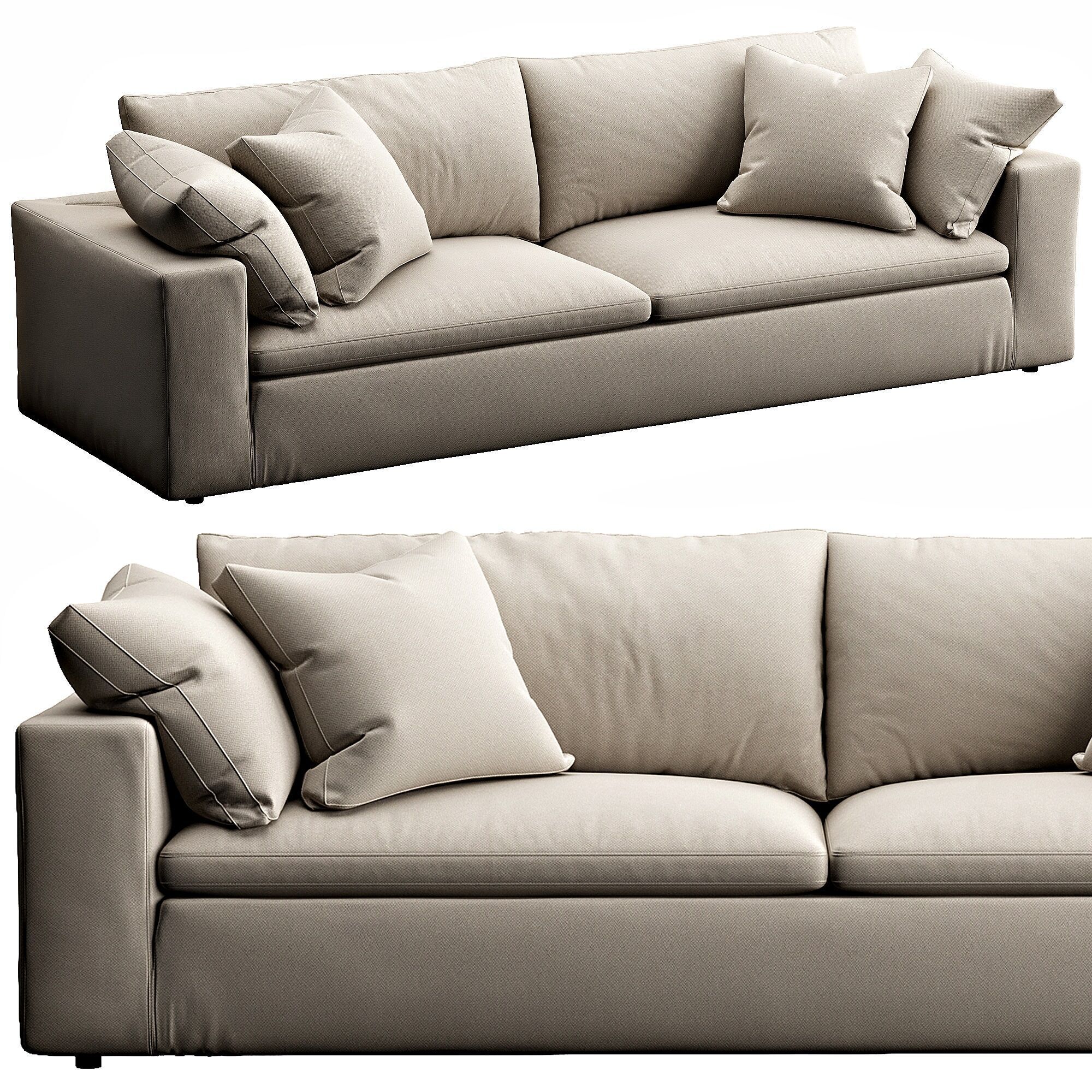 Restoration Hardware Cloud 3D model_3