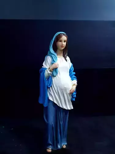 Virgen de la Dulce Espera - Virgen Maria embarazada de Jesus 3D print model