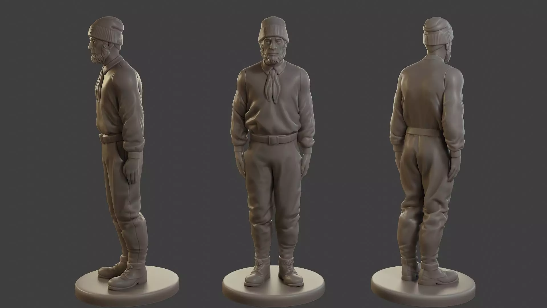 1900 Antartic Sailor ANS1 002 3D print model_0