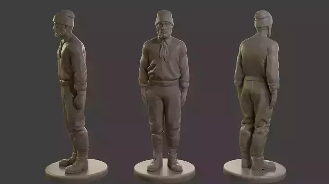 1900 Antartic Sailor ANS1 002 3D print model