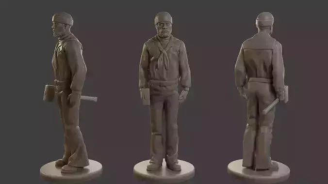 1900 Antartic Sailor ANS1 003 3D print model