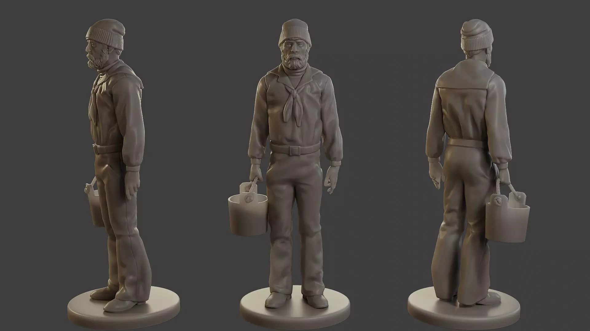 1900 Antartic Sailor ANS1 005 3D print model_0