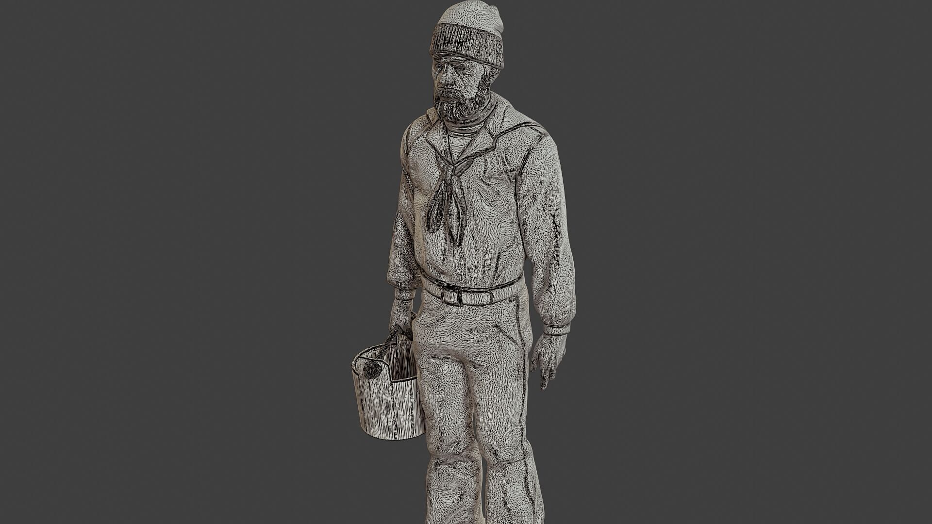 1900 Antartic Sailor ANS1 005 3D print model_12