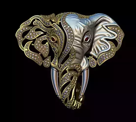 ELEPHANT BROOCH