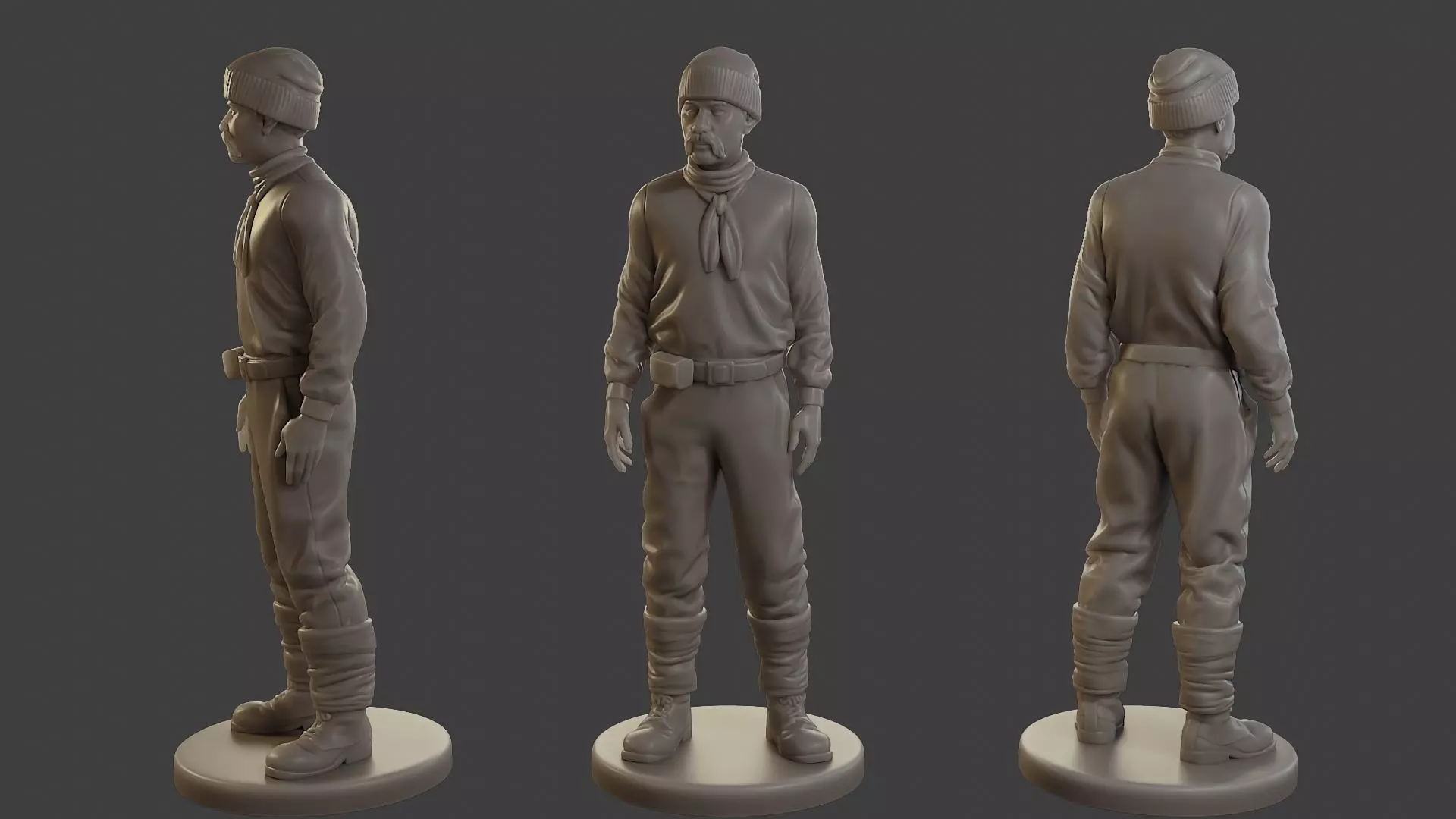 1900 Antartic Sailor ANS1 006 3D print model_0