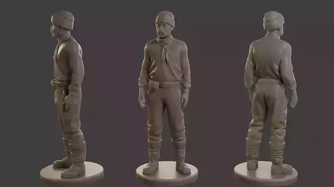 1900 Antartic Sailor ANS1 006 3D print model