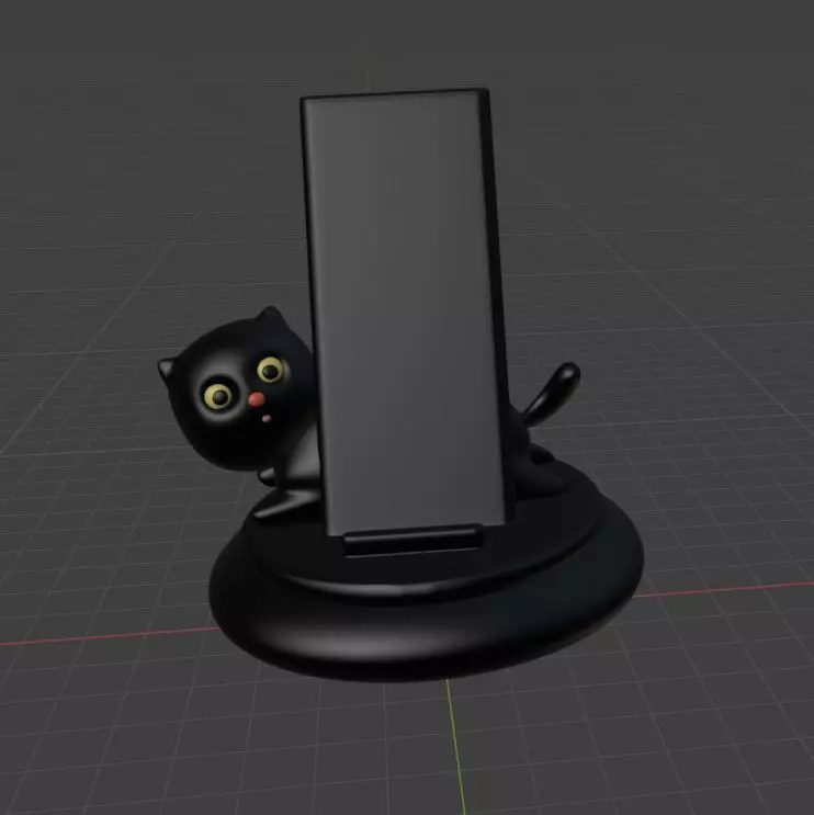 Cat Mobile Stand 3D print model
