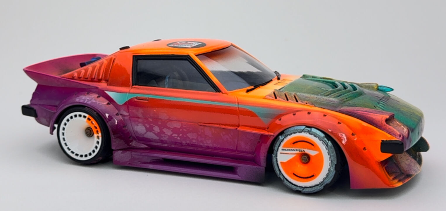 Cyberpunk Widebody extension kit for RX7 3D print model_2