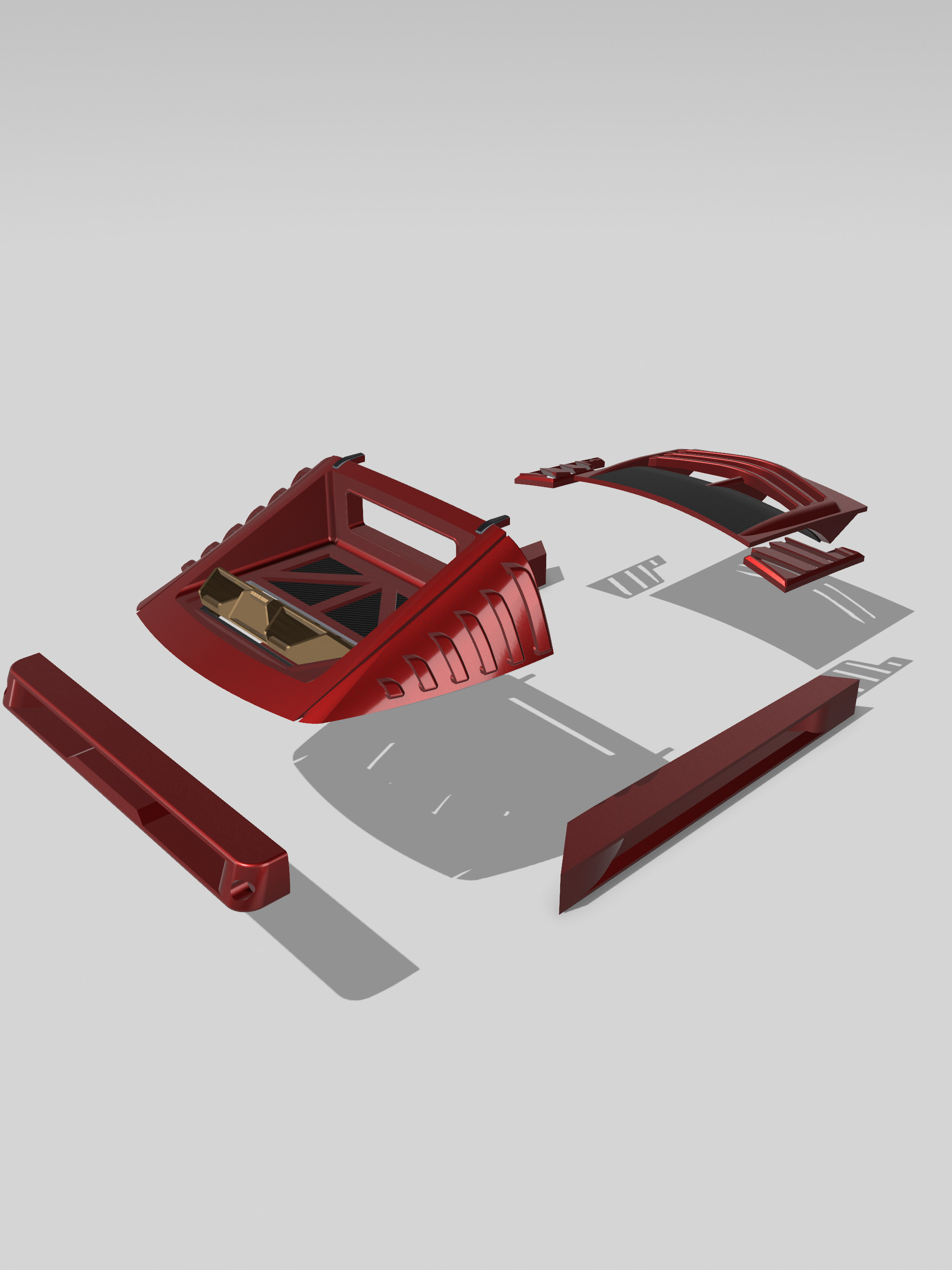 Cyberpunk Widebody extension kit for RX7 3D print model_3