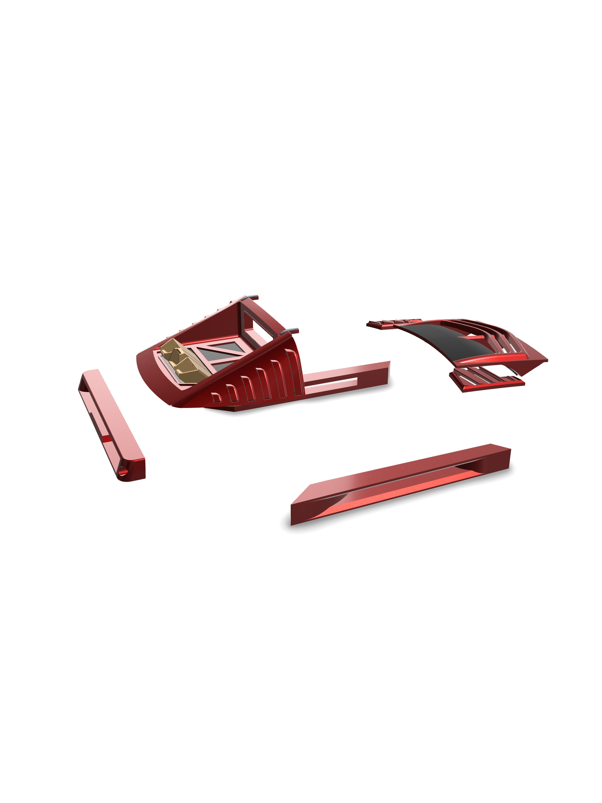 Cyberpunk Widebody extension kit for RX7 3D print model_12