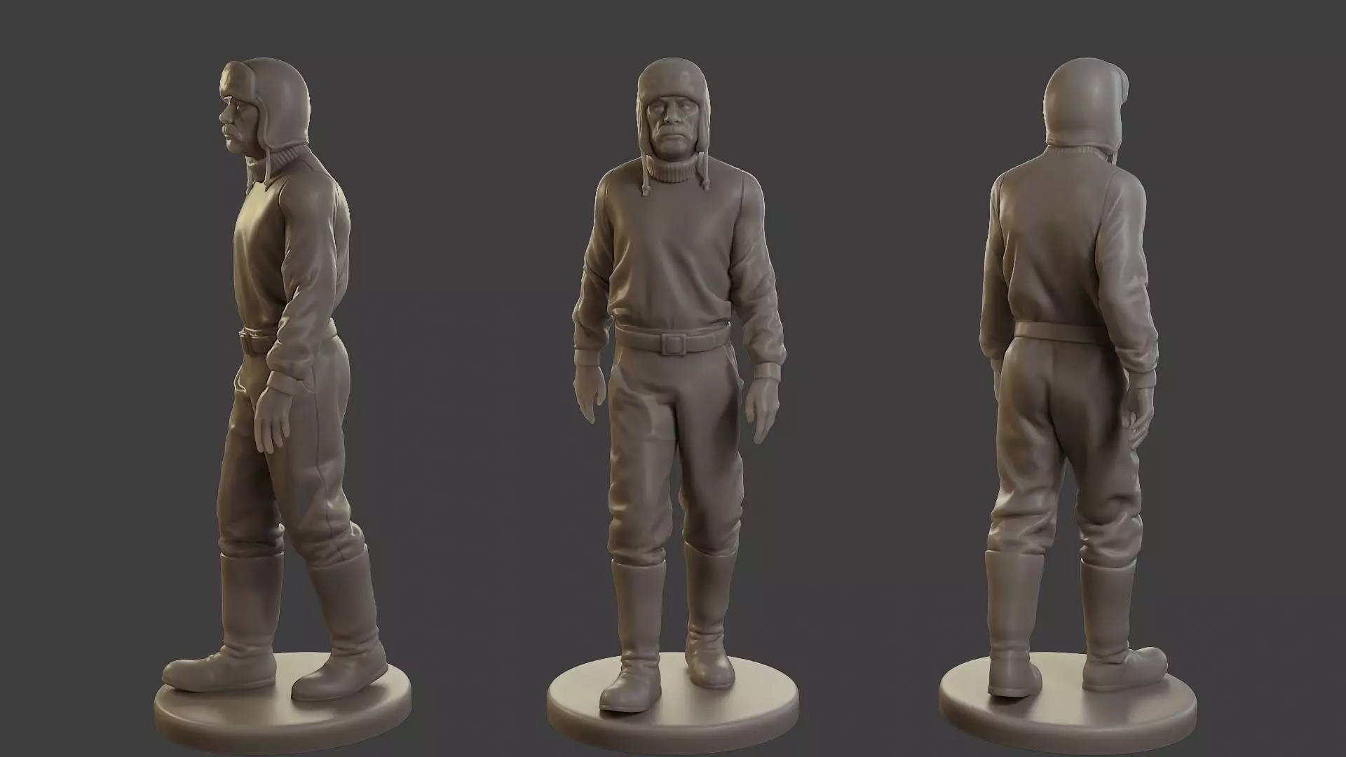 1900 Antartic Sailor ANS1 007 3D print model_0