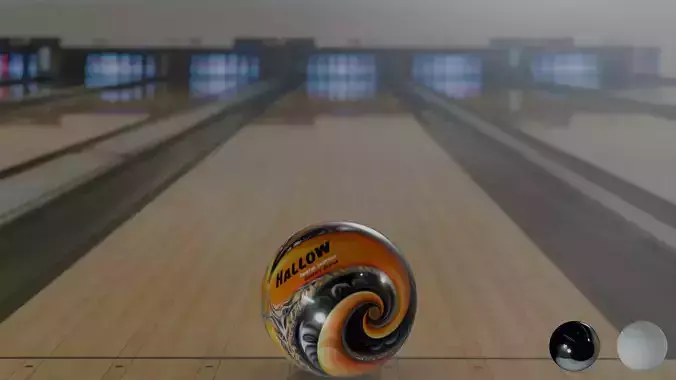 The Hallow bowling ball