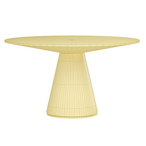 royal dining table 3D model 4