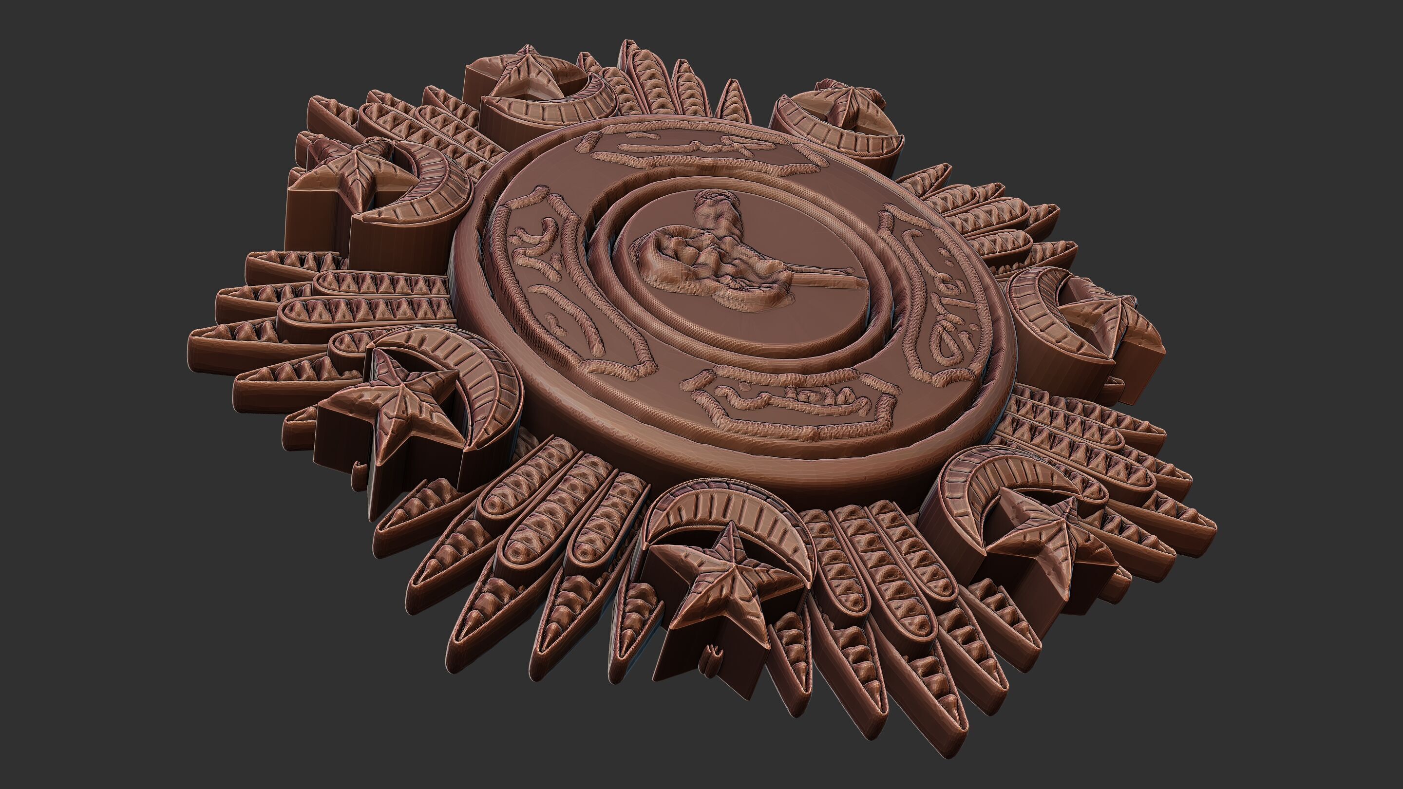Order of the Medjidie Medal 3D print model_18