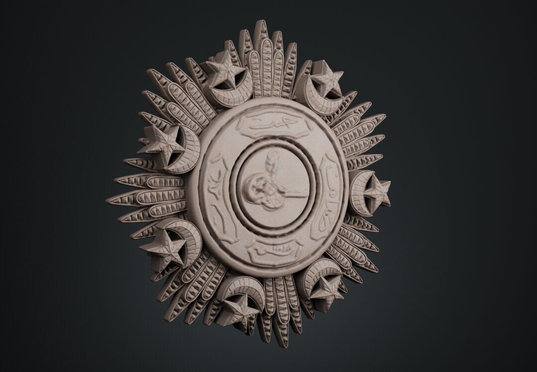 Order of the Medjidie Medal 3D print model_2