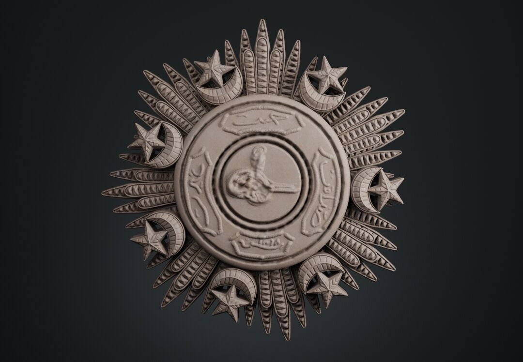 Order of the Medjidie Medal 3D print model_1