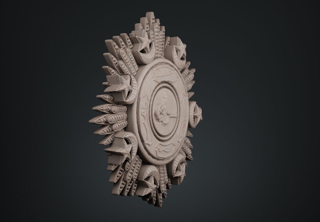 Order of the Medjidie Medal 3D print model_3