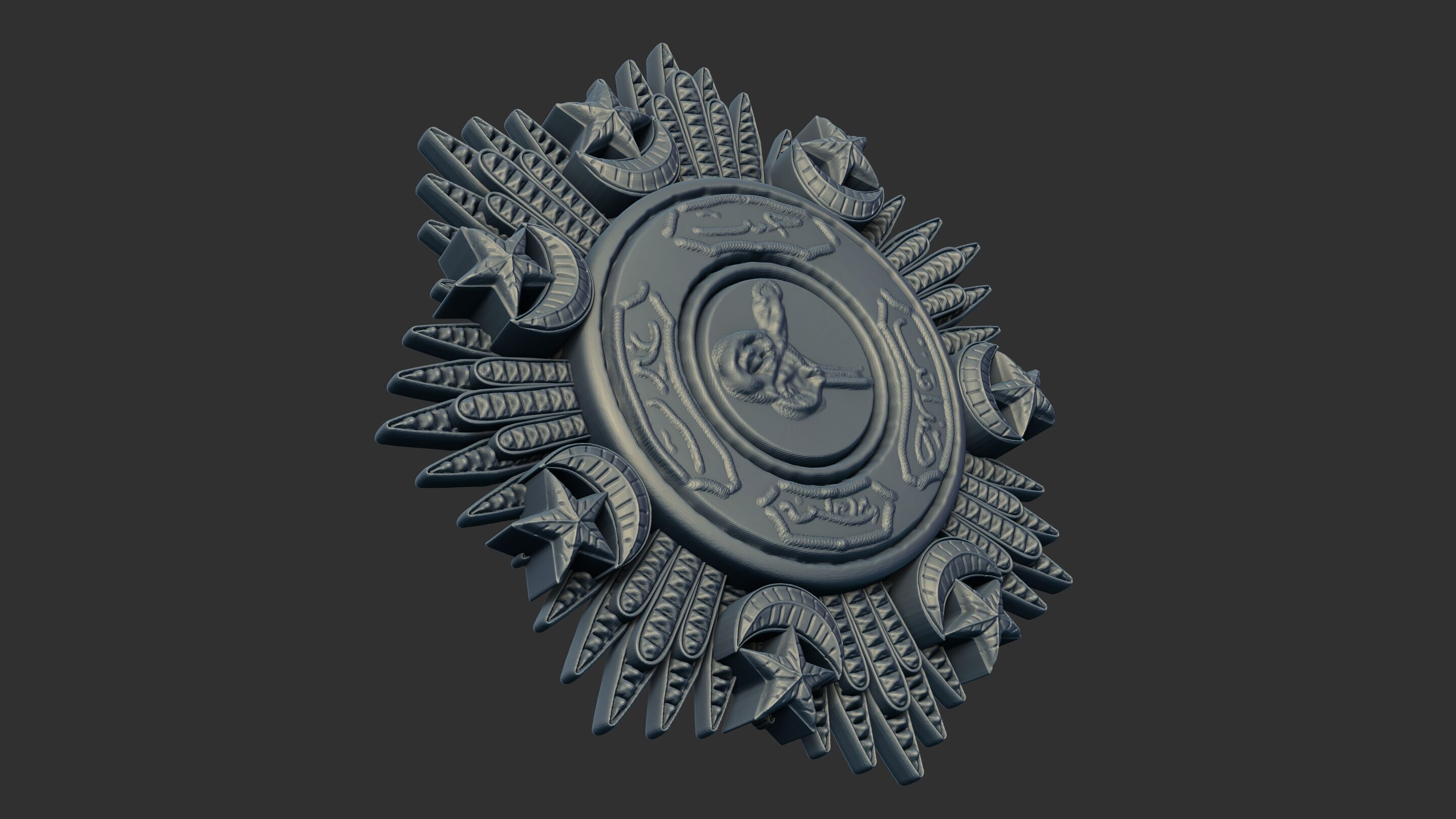 Order of the Medjidie Medal 3D print model_15