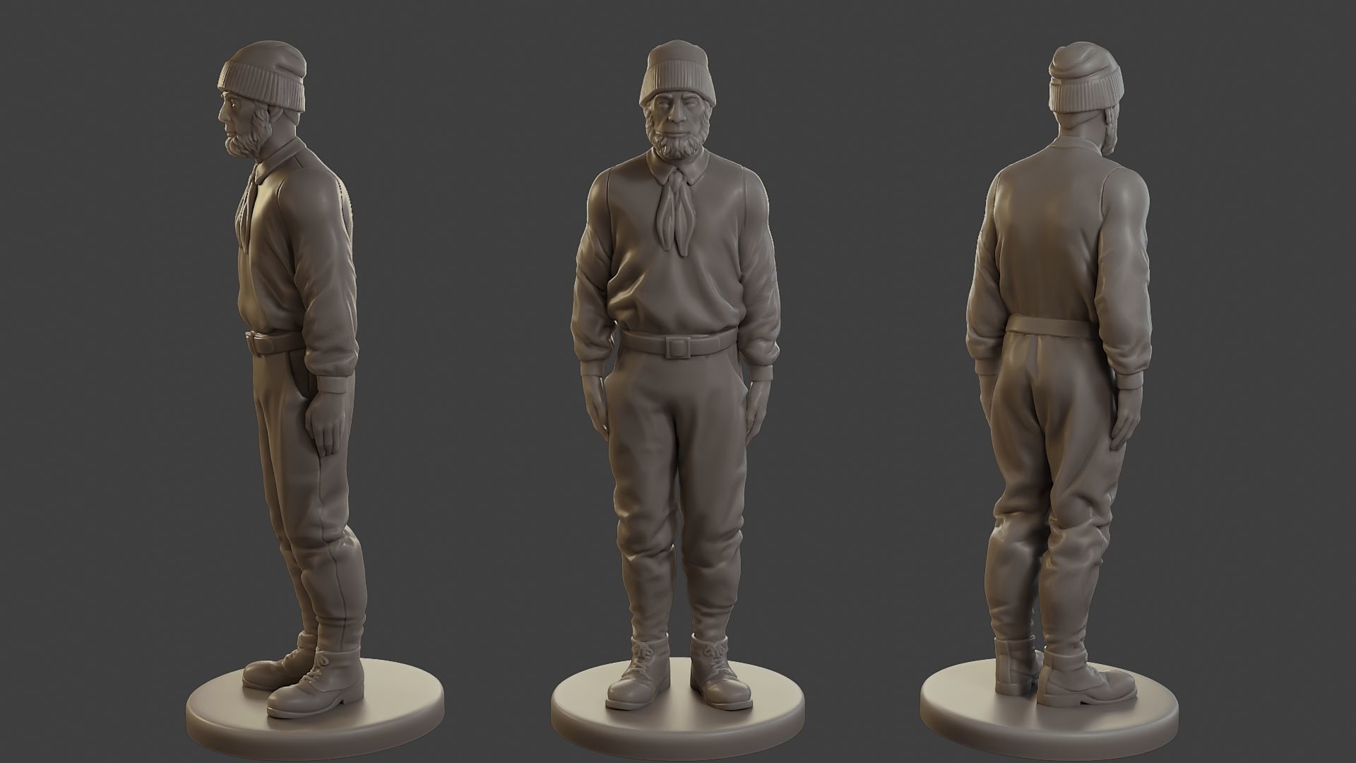 1900 Antartic Sailor ANS1 Pack 1 3D Model Collection_3