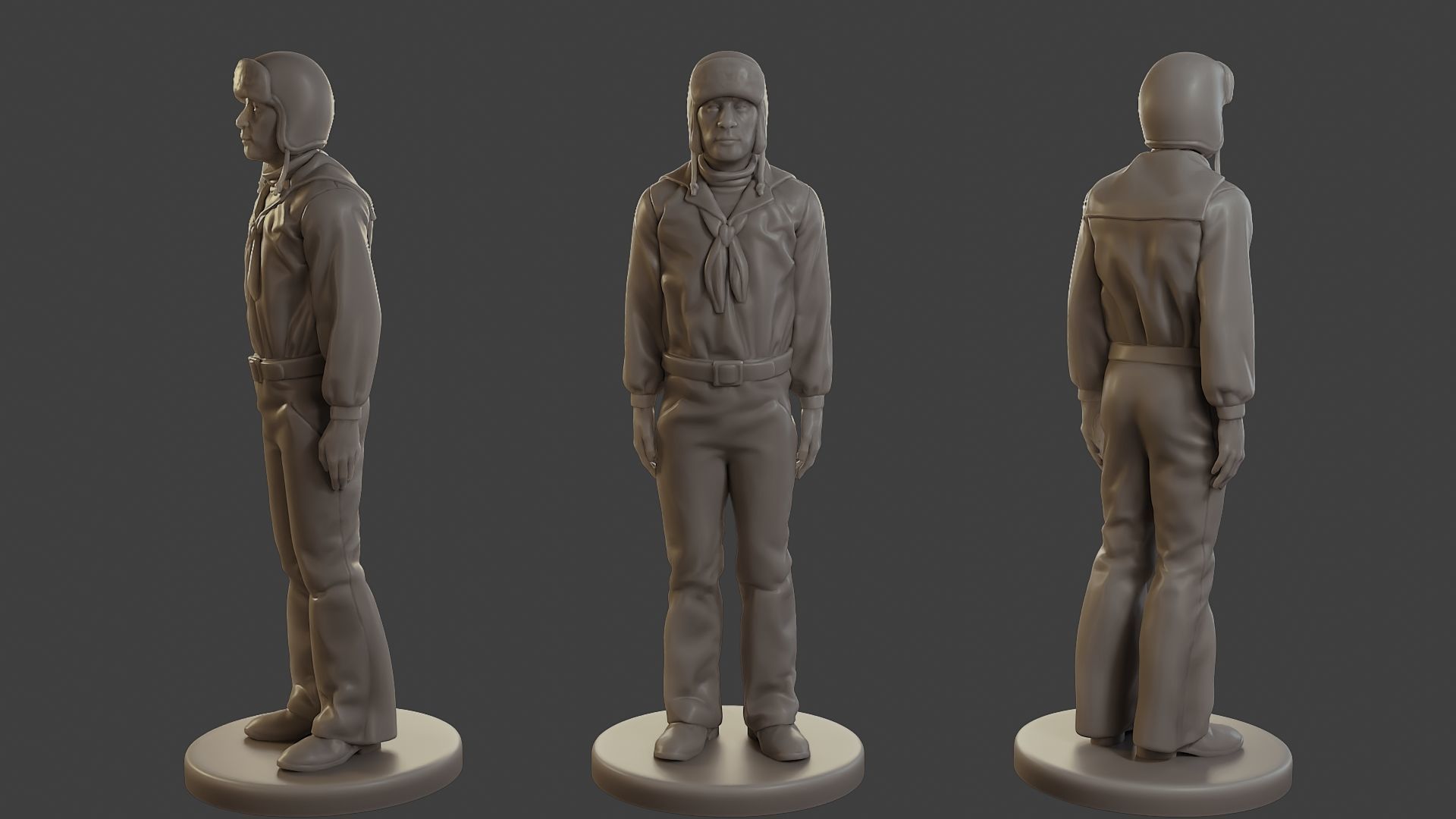 1900 Antartic Sailor ANS1 Pack 1 3D Model Collection_5