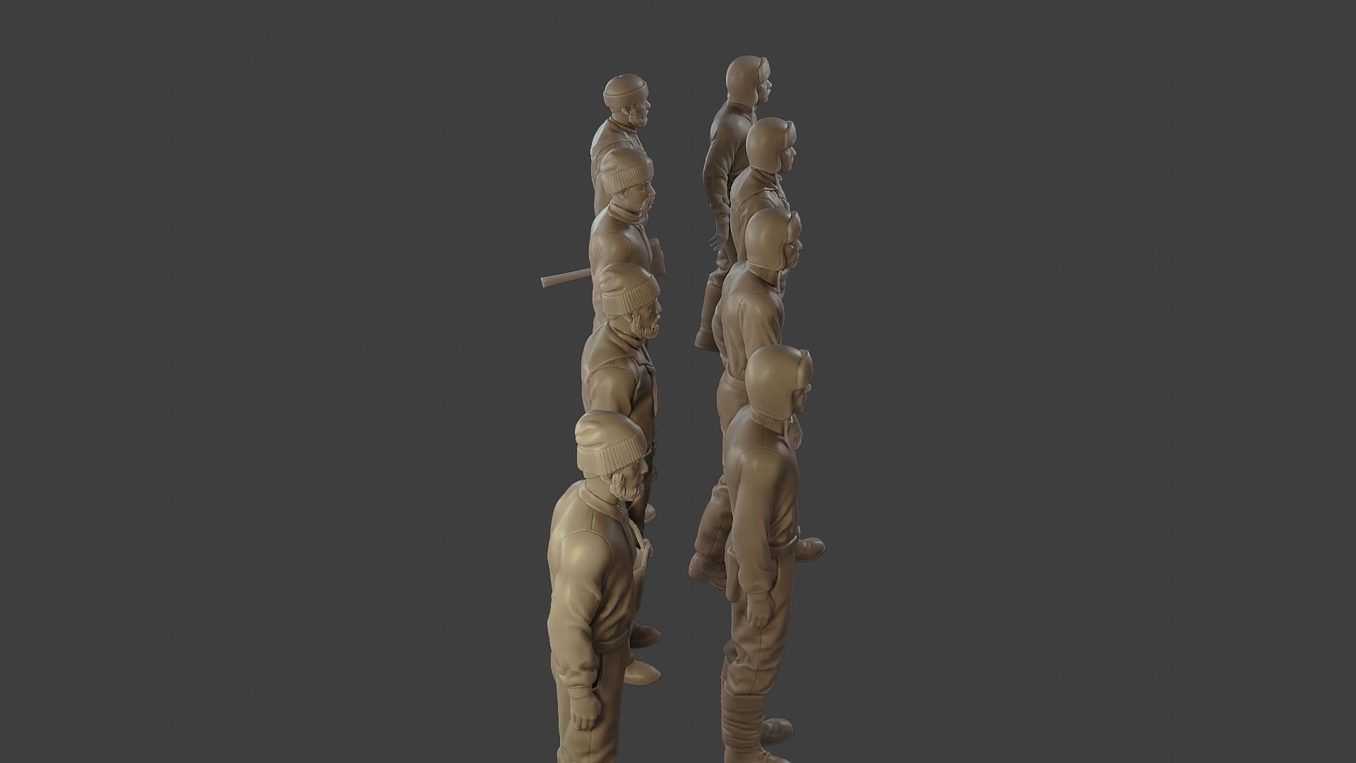 1900 Antartic Sailor ANS1 Pack 1 3D Model Collection_15