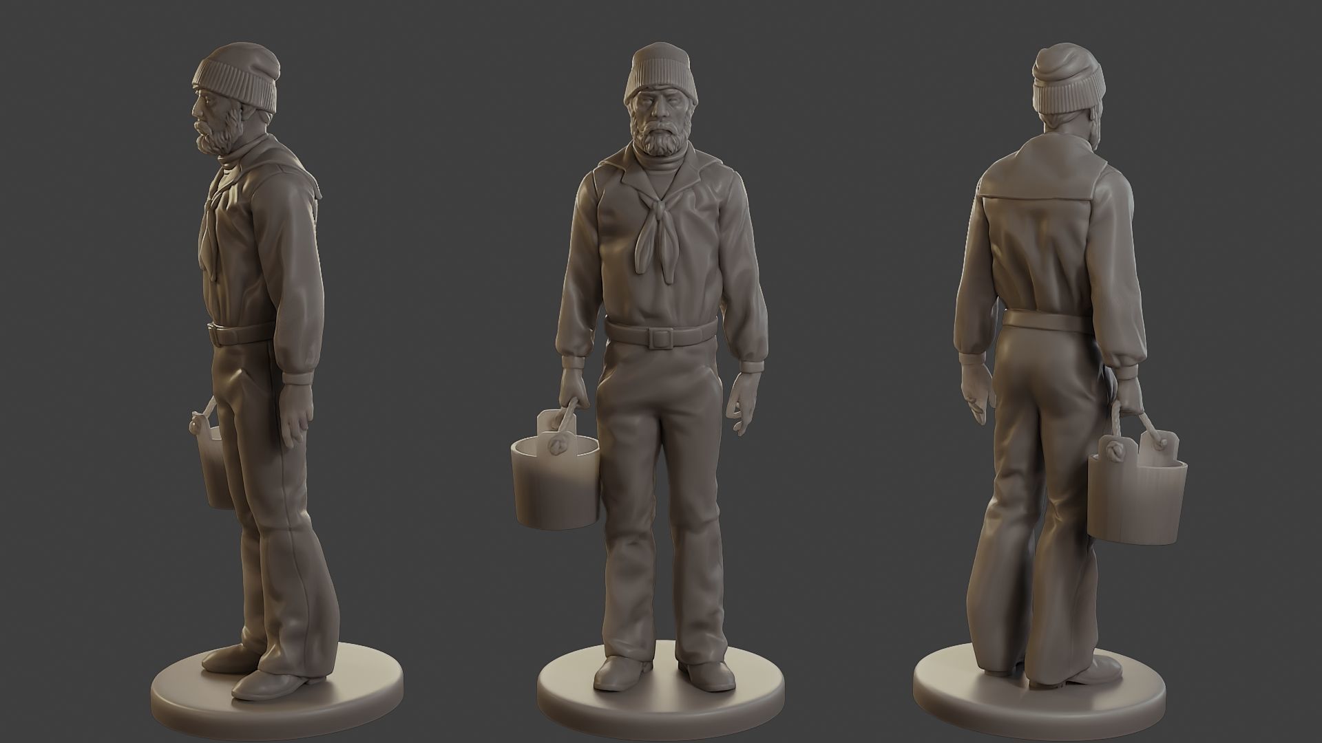 1900 Antartic Sailor ANS1 Pack 1 3D Model Collection_6