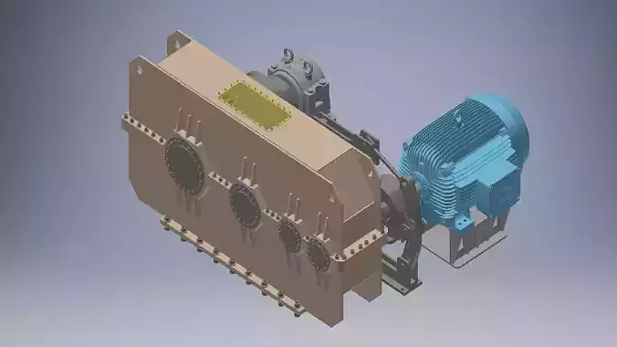 3 Speeds reducer gearbox