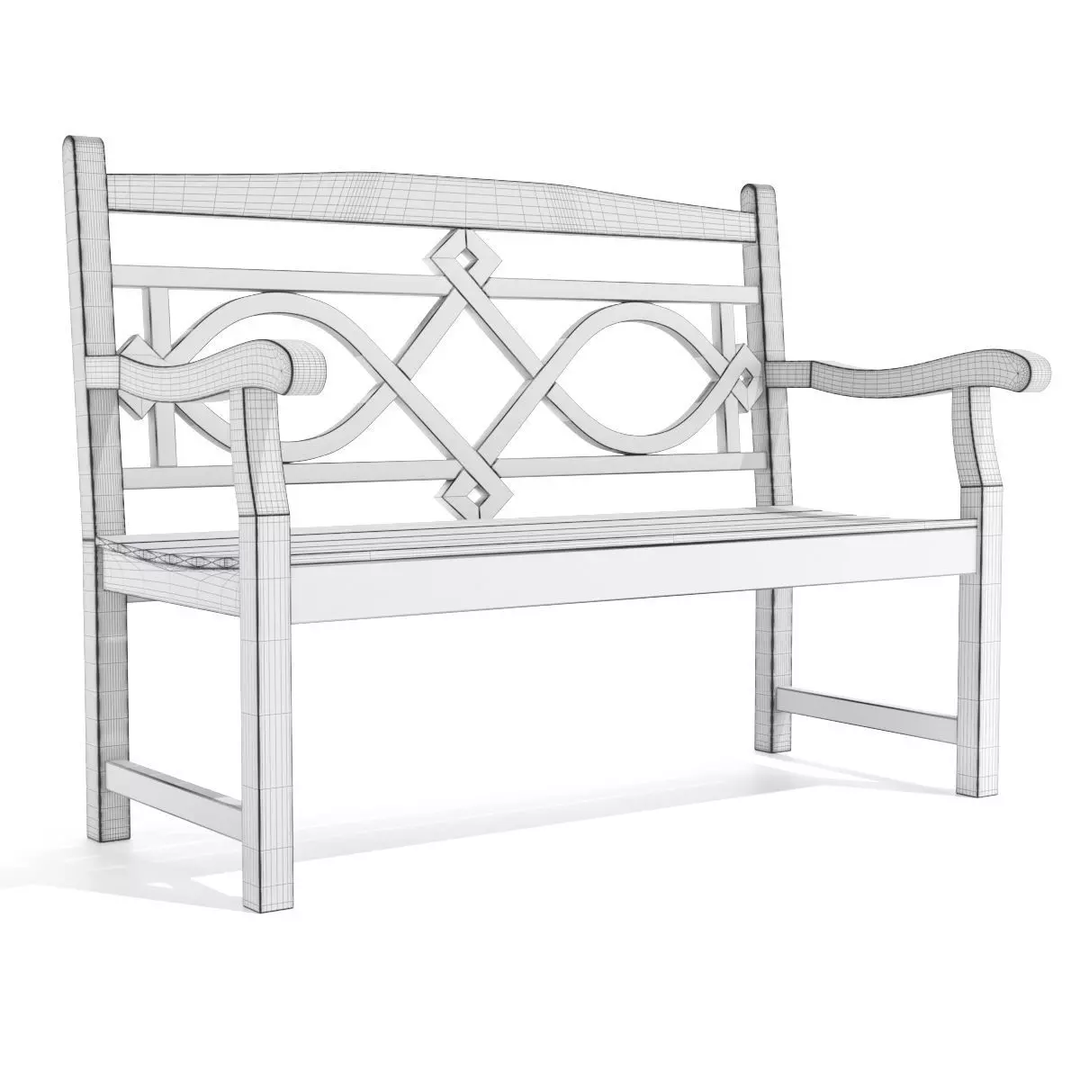 CHELSEA BENCH 3D model_4