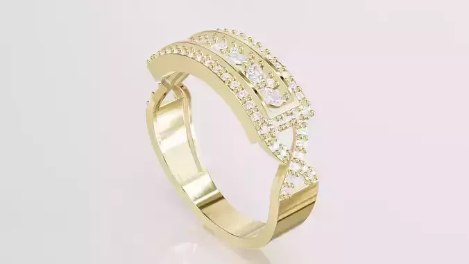 Jewelry Diamond Ring Model RG61