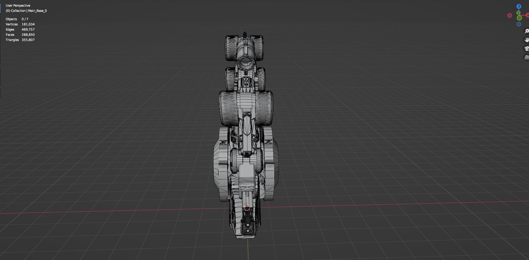 Industrial Robot Arms Pack Of 4  -Untextured  3D model_89