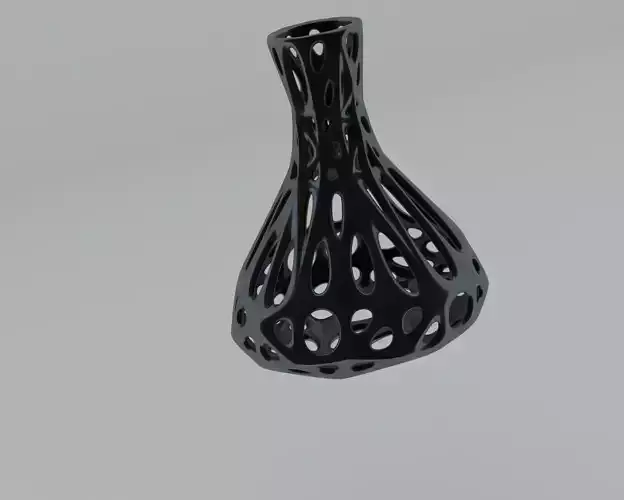 Elegant Voronoi Vase - 3D Printable Decorative Model