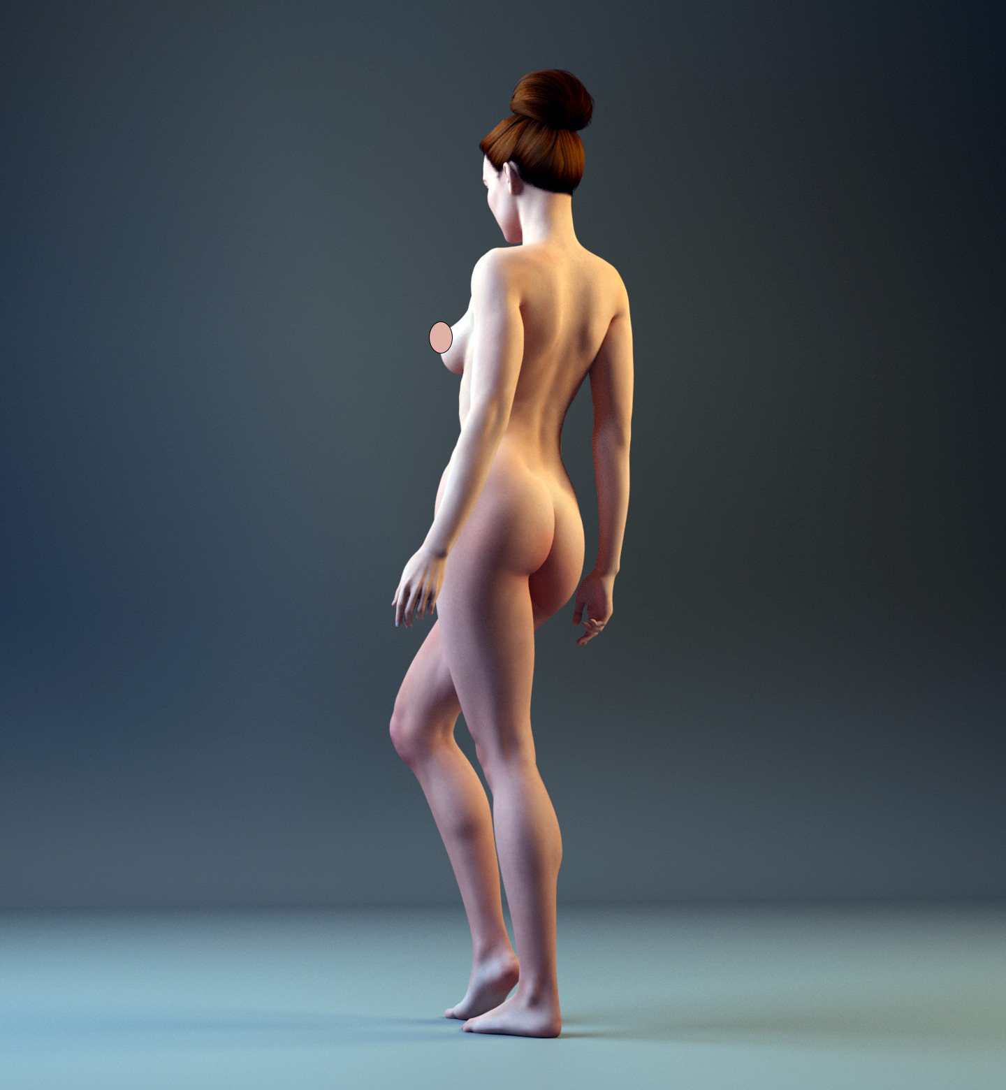 PinUp Girl 2 3D print model_2