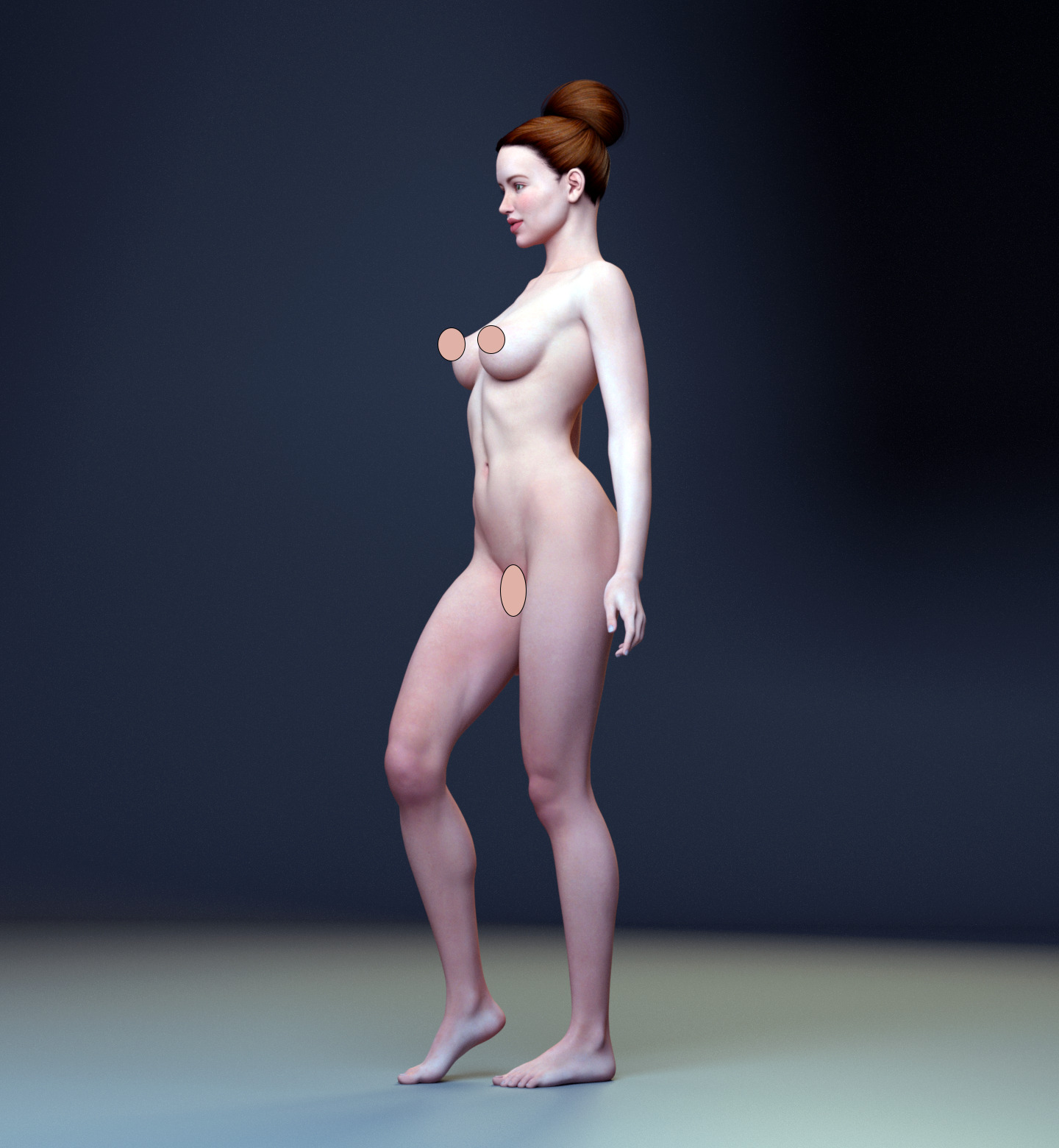 PinUp Girl 2 3D print model_3