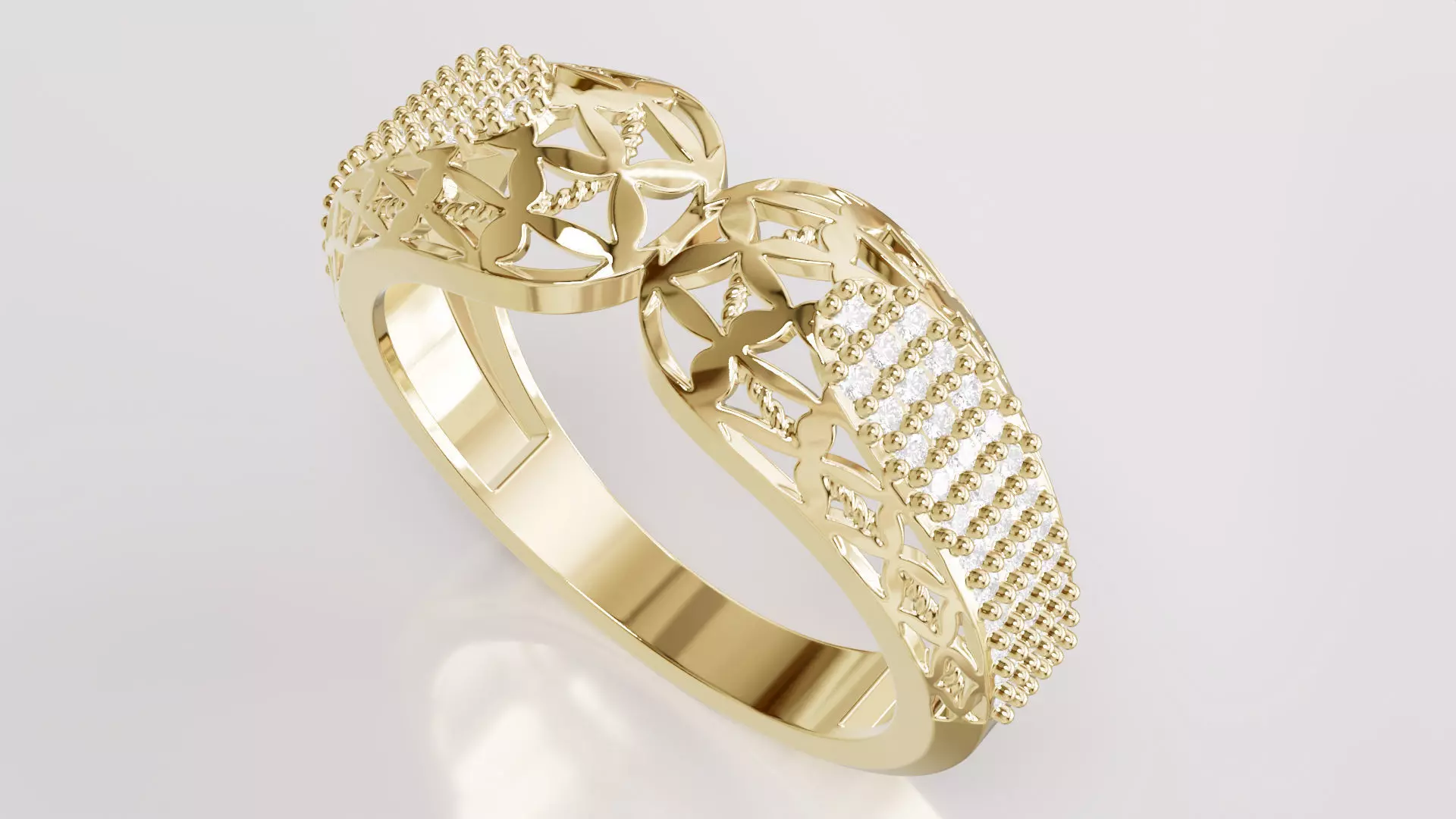 Jewelry Diamond Ring Model RG69 Free 3D print model