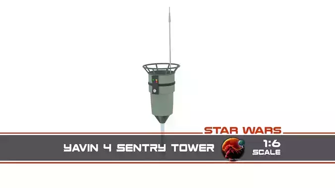 Yavin 4 Sentry Tower 1-6 scale Hottoys 
