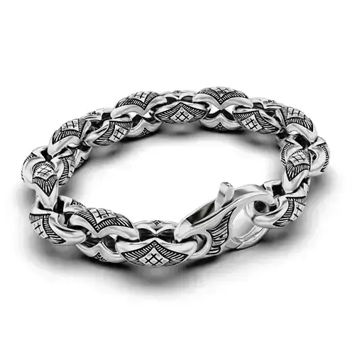 Bracelet for a real biker 8 V2 lightweight 3D print model
